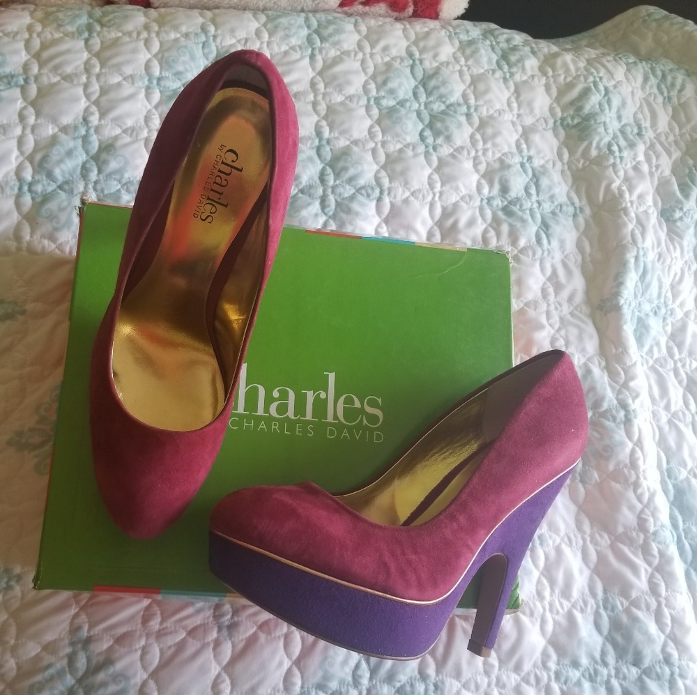 Color Block Heels - Picture 3 of 6